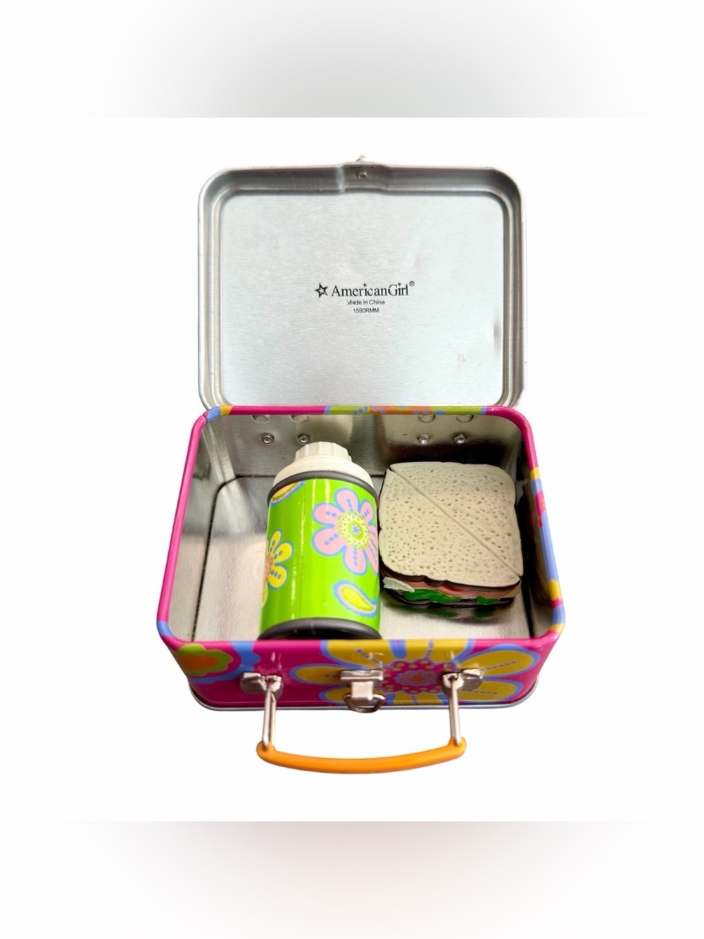 American Girl Doll Original Julie Albright’s Lunch Box Incomplete Set Retired